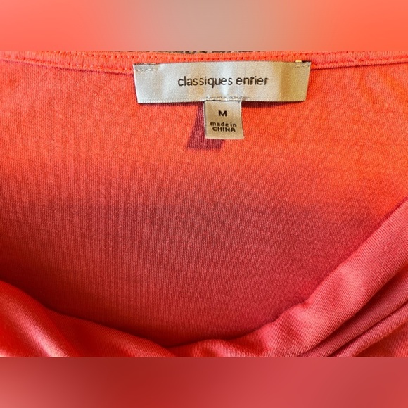 Classiques Entier Pink Draped Cowl Neck Tank Size M - Picture 5 of 7